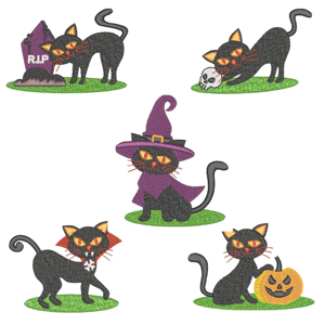  Gatos Halloween