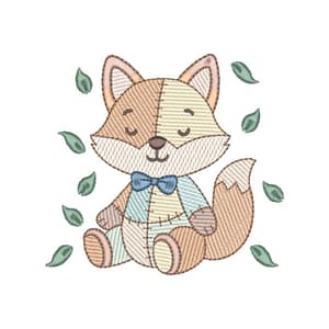 Raposa Menino Patchwork (Pontos Leves)