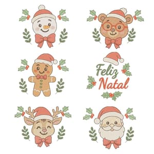  Personagens Cute de Natal (Pontos Leves)