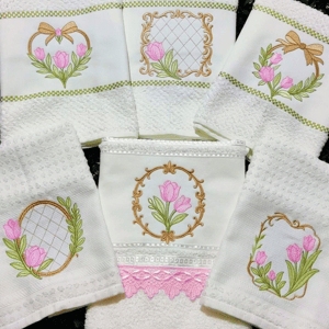  Molduras com Tulipas (Pontos Leves)