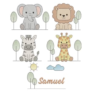  Safari Infantil (Pontos Leves)