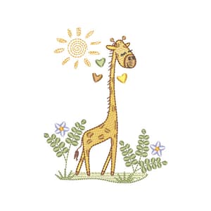 Safari Boho Girafa (Pontos Leves)