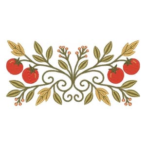 Barrado Flores e Frutas Tomates