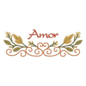 Barrado com Flores e Amor