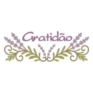 Barrado com Flores e Gratidao