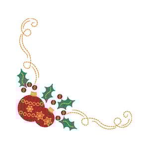 Bolas de Natal Canto Decorativo