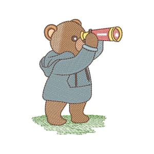 Urso com Luneta (Pontos leves)