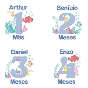  Mesversário Fundo do Mar