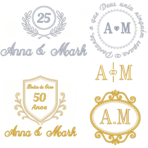  Bodas Casamento e Monogramas
