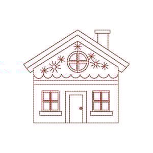 Cassa Biscoito Redwork