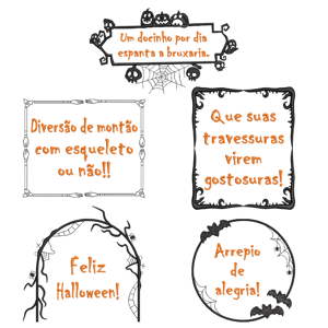  Molduras Halloween Divertido