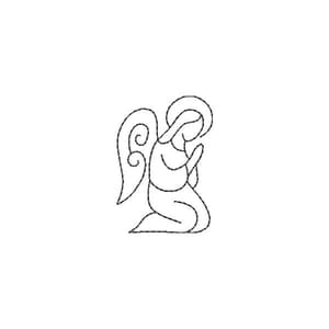 Anjo de Natal (Contorno)