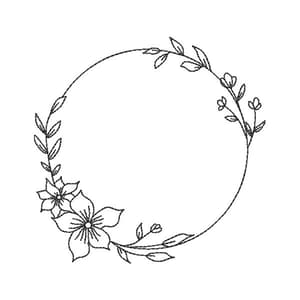Essência Floral (Redwork)