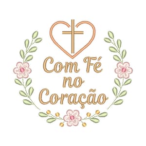 Frase Religiosa com Moldura