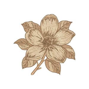 Flor Realista (Pontos Leves)