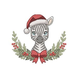 Zebra Safari Natalino (Pontos Leves)
