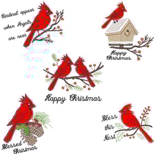  Cardinal de Natal (Aplique)