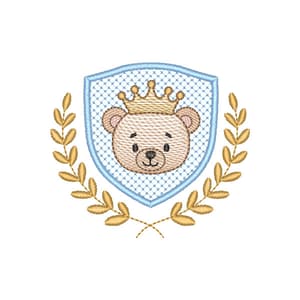 Ursinho Principe Moldura (Pontos Leves)