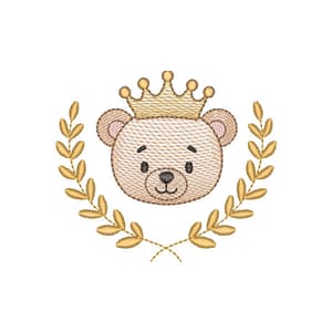 Ursinho Principe Moldura (Pontos Leves)