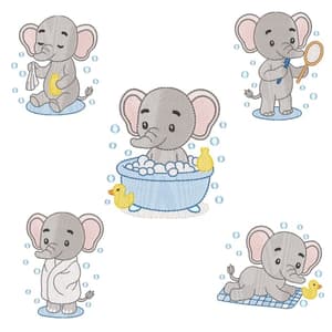 Elefantinhos no Banho (Pontos Leves)