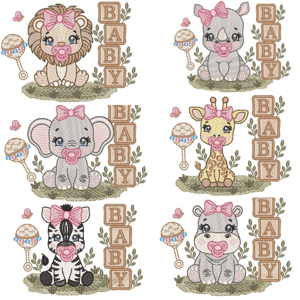  Animais Baby (Pontos Leves)
