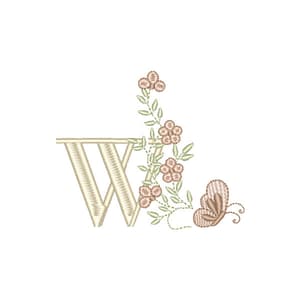 Inicial com Floral
