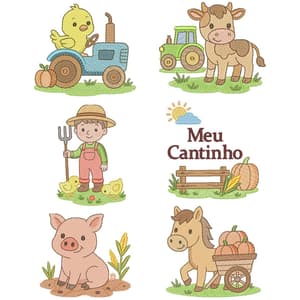  Amiguinhos da Fazenda (Pontos Leves)