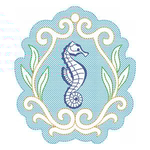 Cavalo Marinho (Embossed)