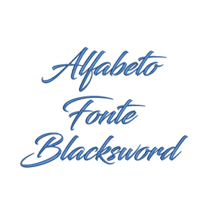  Alfabeto Fonte BlackSmith