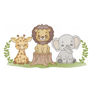 Safari na Floresta Trio (Pontos Leves)