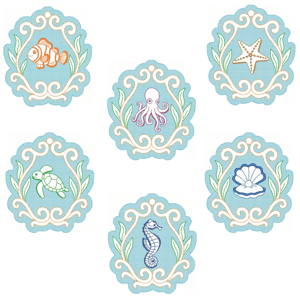  Fundo do Mar (Embossed)
