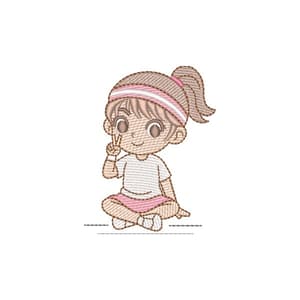 Menina Tenista (Pontos Leves)
