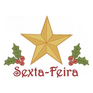 Semaninha Sexta Estrela de Natal