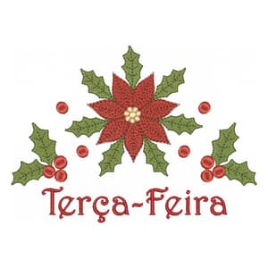Semaninha Terça Poinsétia de Natal
