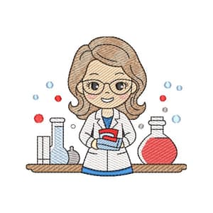 Mulher Cientista (Pontos Leves)