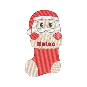 Meia de Natal com Papai Noel (Pontos Leves)