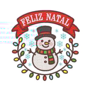 Boneco de Neve Feliz Natal