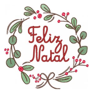 Moldura Feliz Natal