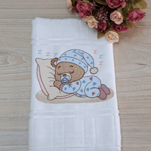 Ursinho Bebê Adormecido (Pontos Leves)