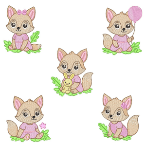  Raposinhas meninas (Pontos leves)