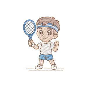 Menino Tenista (Pontos Leves)