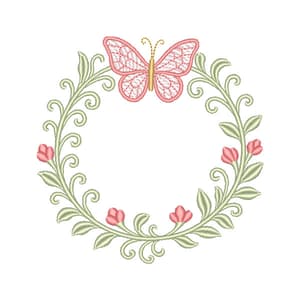 Moldura com Borboleta