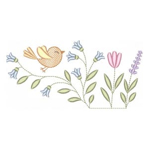 Jardim com Passarinho (Pontos Leves)