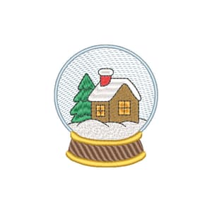 Casinha no Globo de Neve (Pontos Leves)