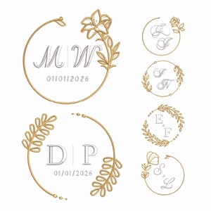 Molduras com Iniciais