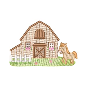 Celeiro e Cavalo (Pontos Leves)