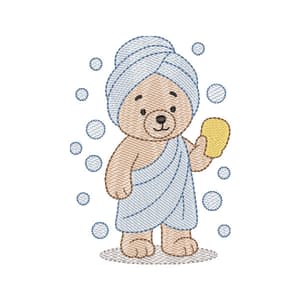 Ursinho Hora do banho (Pontos Leves)