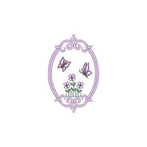 Moldura com Flores