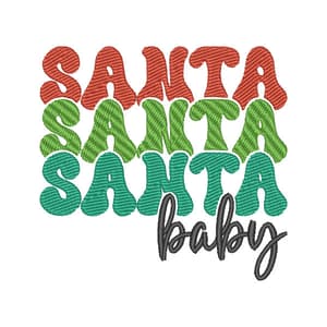 Frase de Natal Papai Noel Bebê