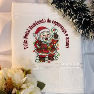 Natal Papai Noel com Frase (Pontos Leves)